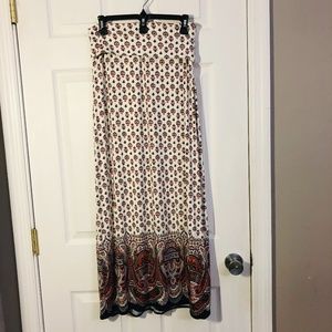 Max Studio Maxi Multi-patterned Skirt NWT